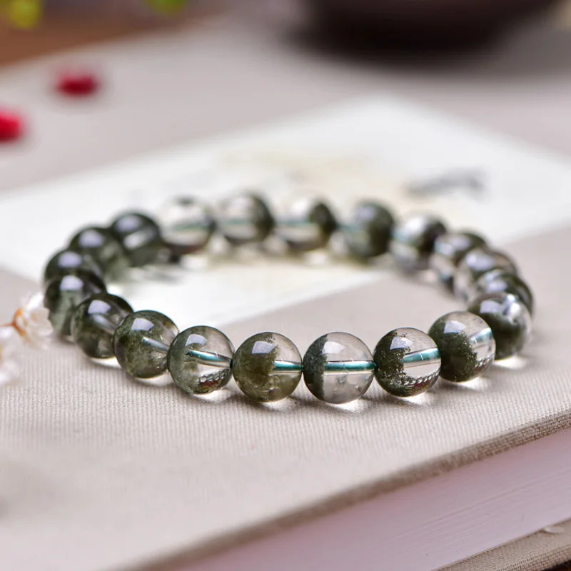 

Drop Shipping Natural Crystal Beads BraceletS Lucky Amulet Sprinkle Stone Bracelet For Women Men Gift