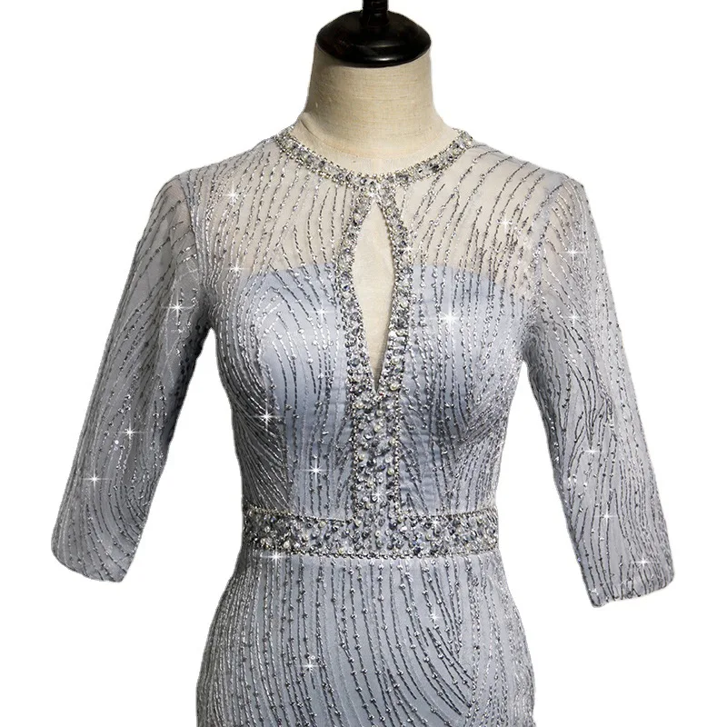 

Evening Dress 2021 Summer New Elegant Sexy Fishtail Long Slim Fit