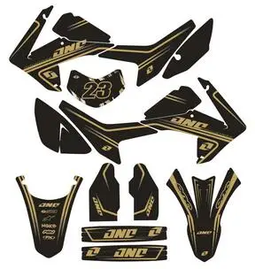 

Customized Number Team GRAPHICS BACKGROUNDS DECAL STICKER For HONDA CRF250L CRF250 L 2013 2014 13 14 Dirt Bike Pit Off Road