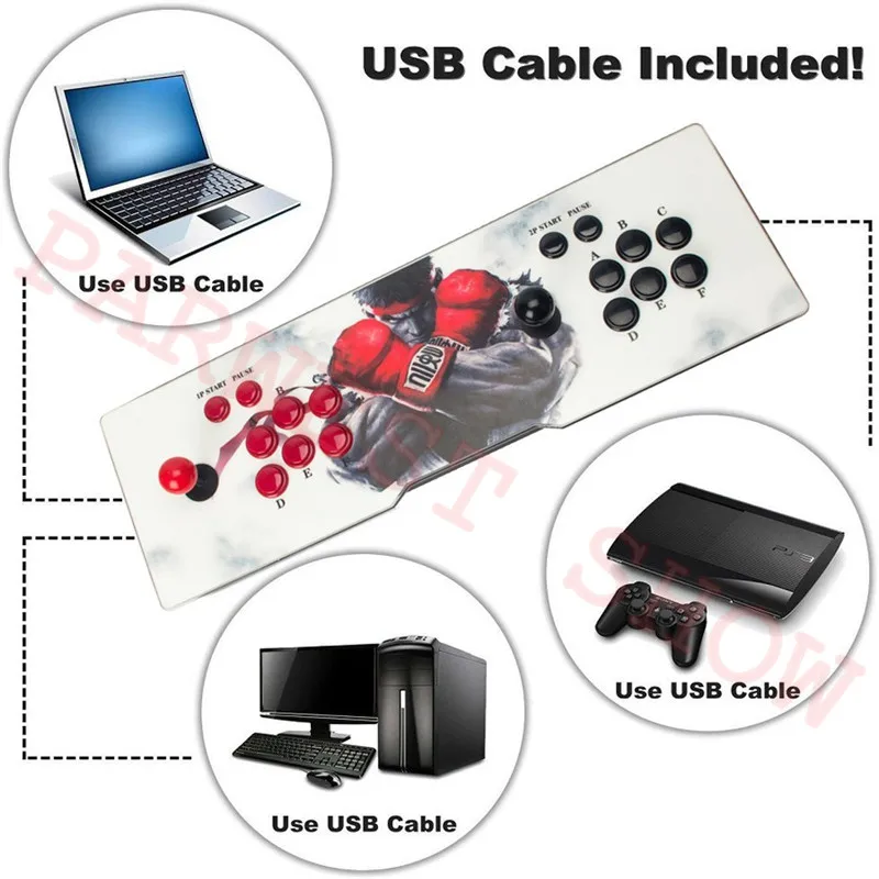 Горячая 3D игр Pandora 2448 в 1 аркадная игровая консоль с 134 шт 3D игры SNK HDMI/VGA выход jamma шкаф домашняя станция