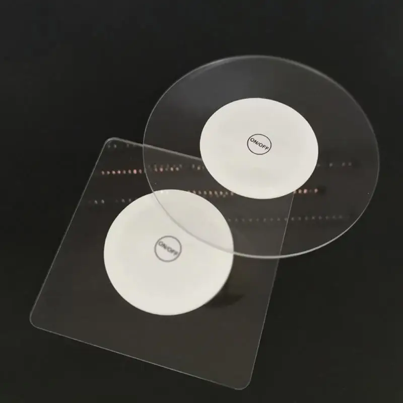 Square white light Акриловый кристалл ультра-тонкий светодиодный светильник подстаканник подставка для коктейля светящаяся подставка для бара, для бармена светильник ing Базовая лампа - Цвет: Square white light