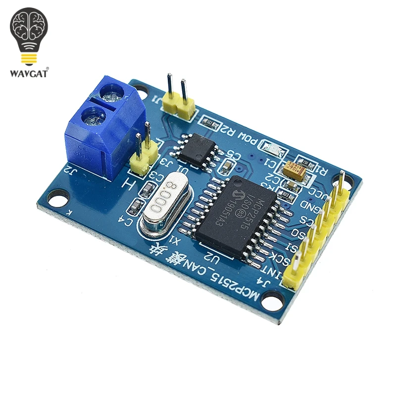 WAVGAT MCP2515 CAN шина Модуль платы TJA1050 приемник SPI для 51 MCU контроллер рычага