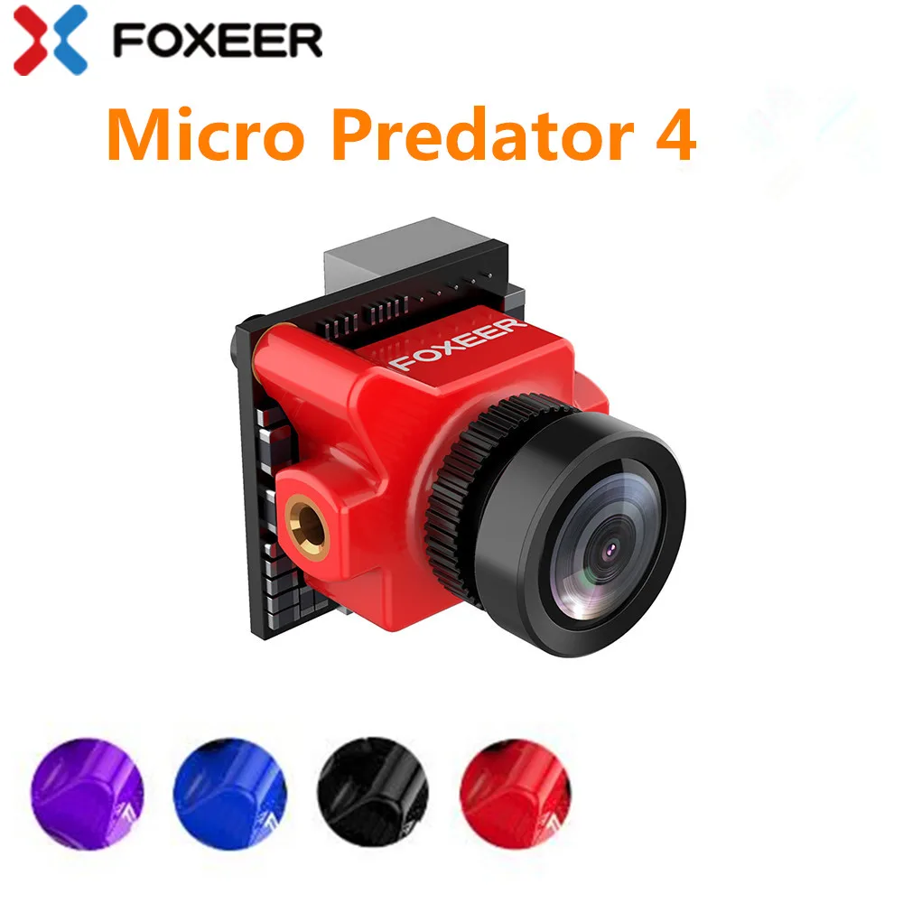 NEW Foxeer Micro Predator 4 Super WDR мс задержка FPV гоночная камера 16:9/4:3|Детали и аксессуары| |