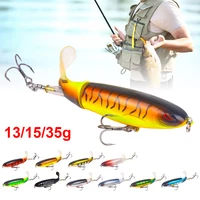 1pcs 13g15g35g fishing lure topwater baits spinnerbait artificial bait hard soft rotating tail fishing tackle on salling