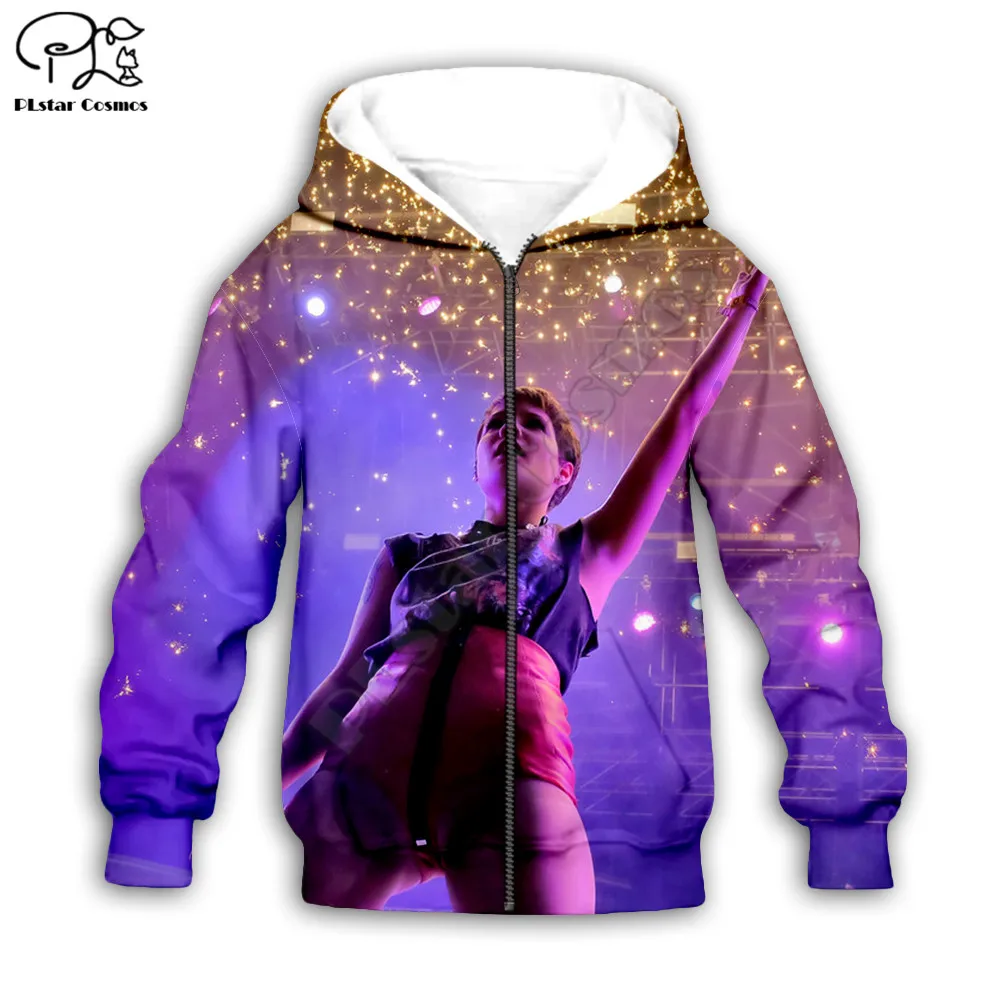 

character Glir pattern 3d Hoodies Children zipper coat Long Sleeve Pullover Sweatshirt Tracksuit Hooded/pants/family t shirts