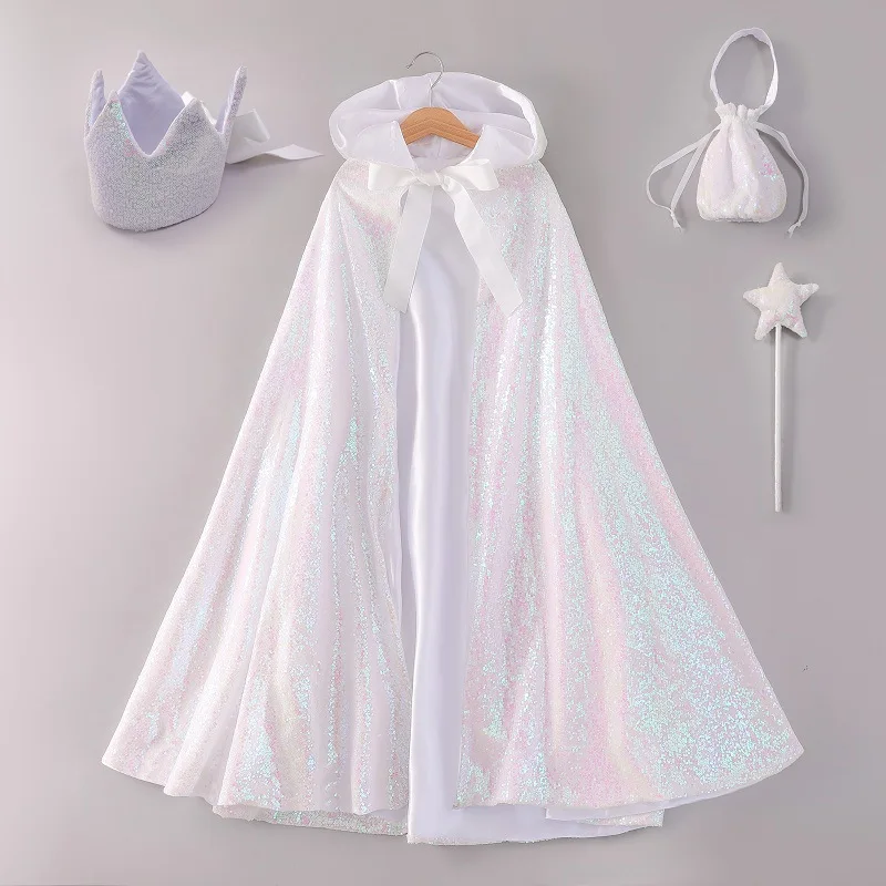 Детский плащ с капюшоном Пальто Сезон осень-зима Верхняя одежда для девочек