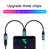 usb type c to 3 5mm charge audio adapter 2 in 1 c splitter headphone aux audio cable for xiaomi 6 8 mix 2s huawei mate10 p20 pro