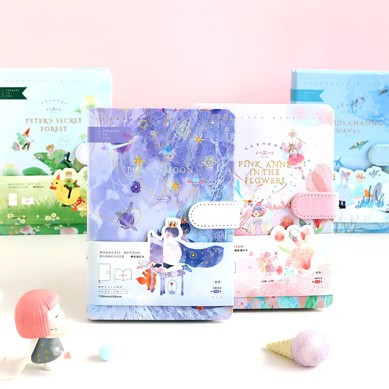 A5 Note book Little Prince Fairy Tail Beautiful Notebook Colored Pages Students Gift Lovely Diary Planner Agenda | Канцтовары для