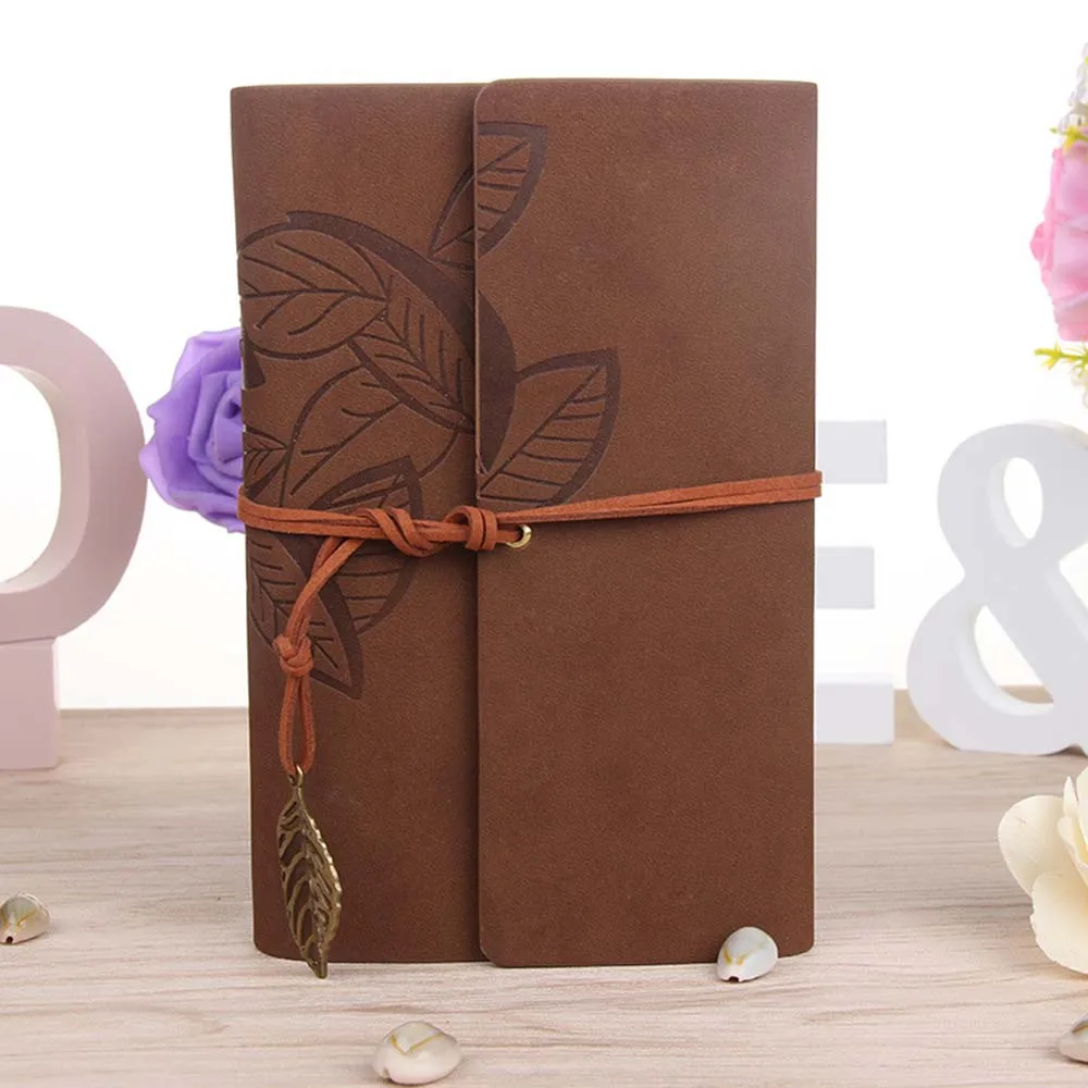 8 Colors Creative Classic Retro Notebook Leather Blank Diary Note Book Journal Sketchbook Stationery School Office Supplies New