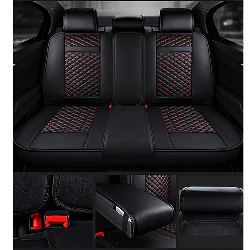 Кожаные чехлы для автомобильных сидений Toyota land cruiser 100 120 200 prado 150 lc200 150|Чехлы на