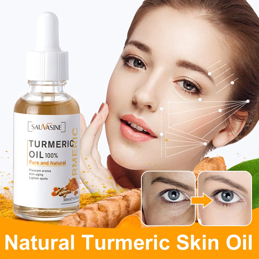 

Turmeric Lemon Oil Skin Glow To Lightening Acne Dark Patches, Acne Bright Skin Dark Spot Corrector Face Whitening Serum