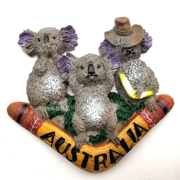 Магнит на холодильник полимерная лента Магнитный Австралийский дорожный