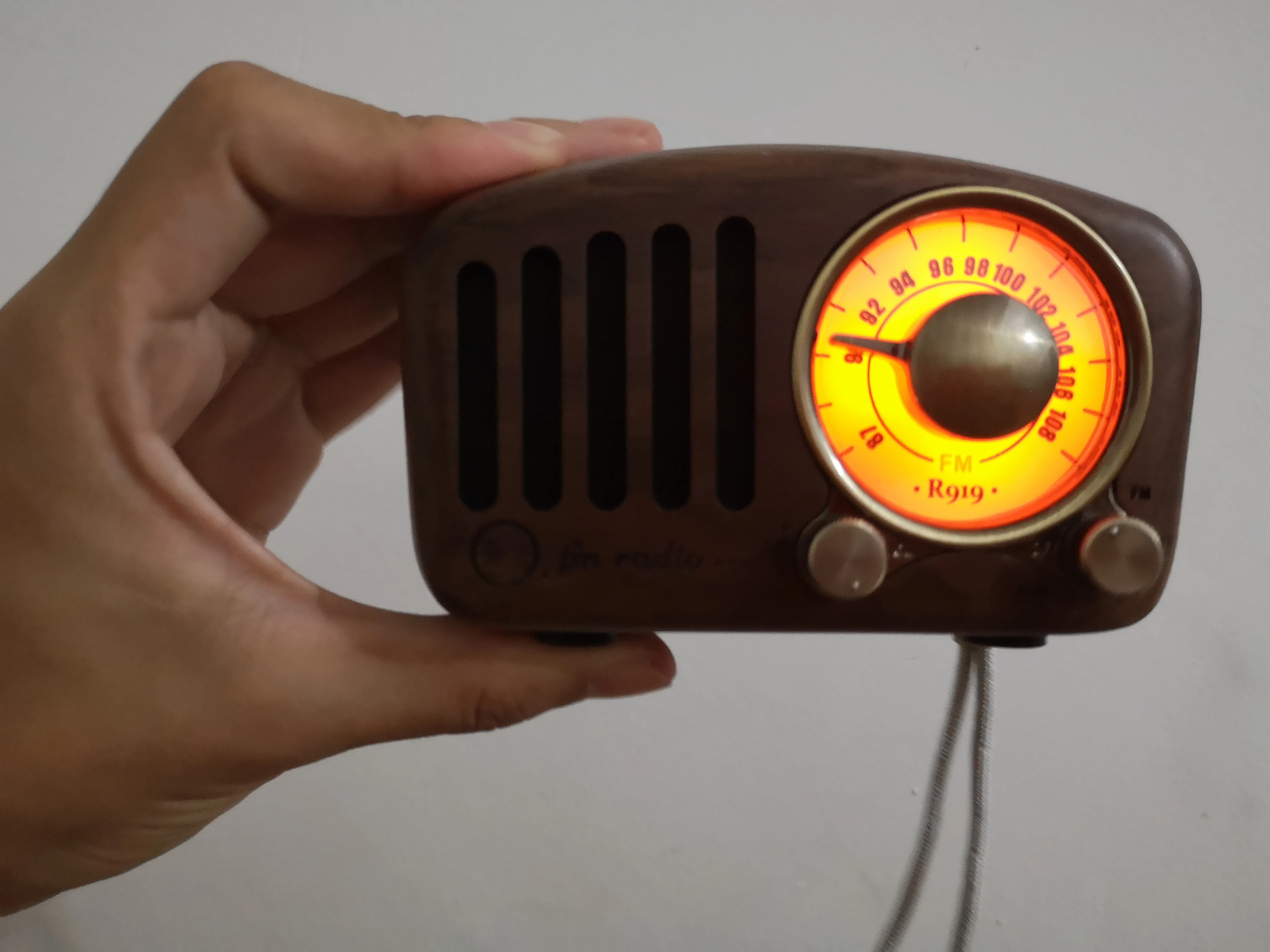 PRUNUS Ретро Bluetooth колонка радио Орех Деревянный fm радиоприемник громкий громкость