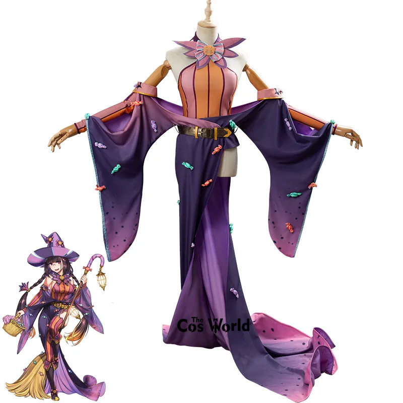 FGO Fate Grand Order 4th Anniversary Osakabehime платье униформа наряд аниме Хэллоуин костюмы для