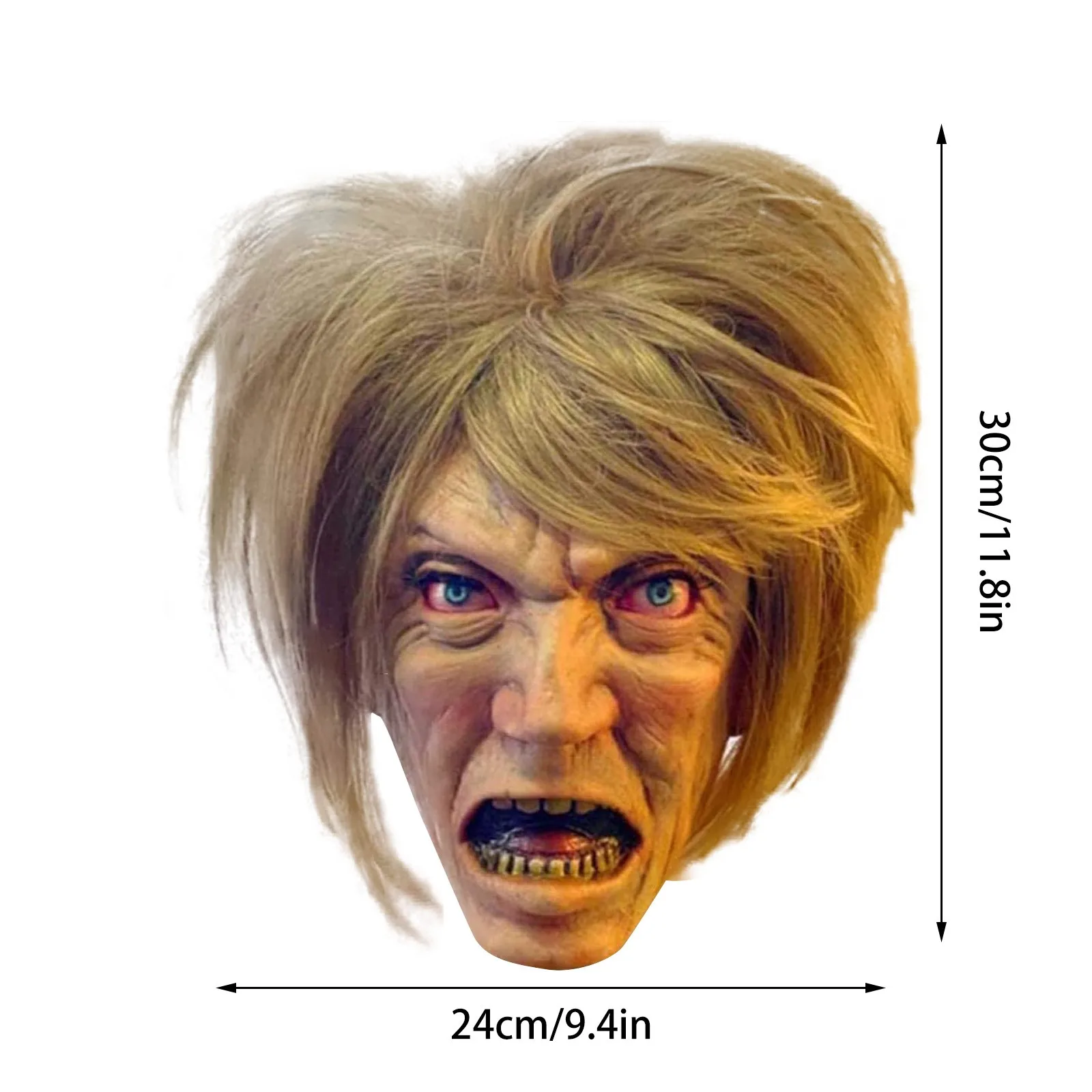 

Halloween Creepy Mask Smiling Demons Mask ,Evil Cosplay ScaryCostume Party Props The Evil Funny Shocker Toys For Costume Party