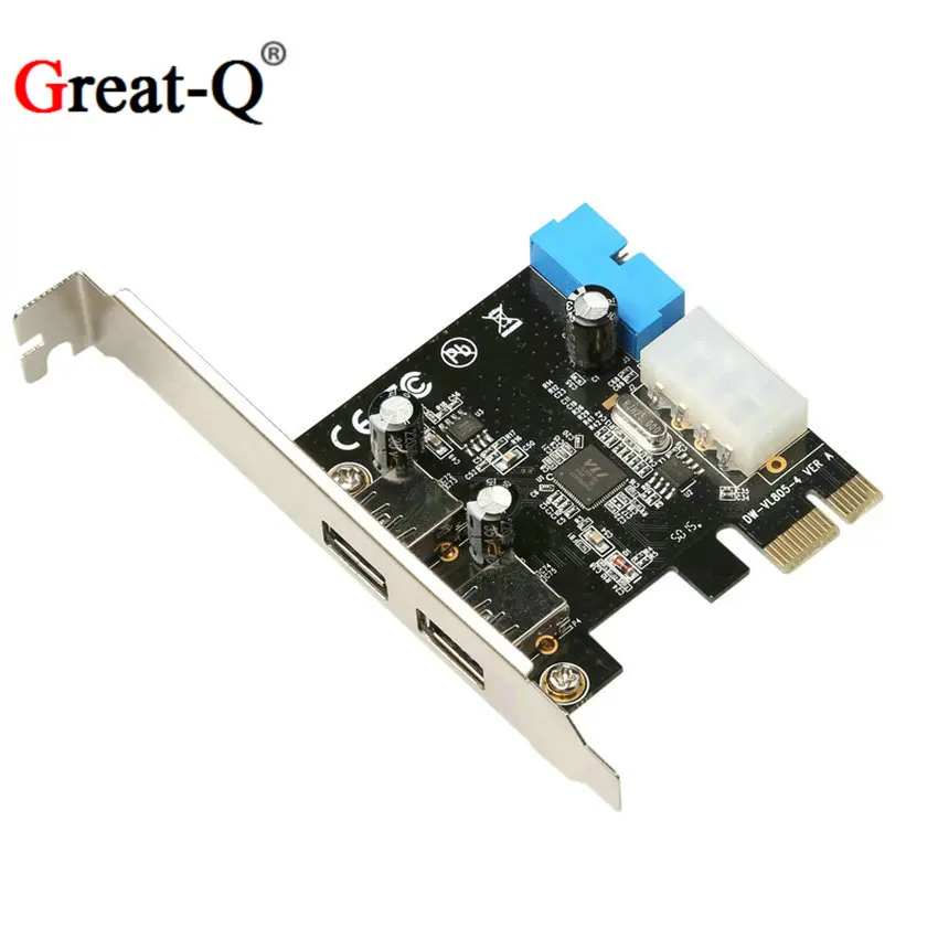 usb 30 pcie expansion card внешний двойной usb3 0 внут