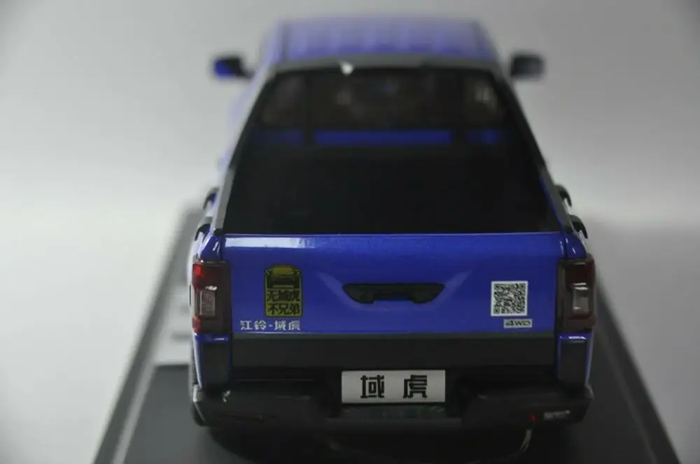 1:18 литая модель для JMC Yuhu 7 2018 синий пикап игрушечный автомобиль из сплава