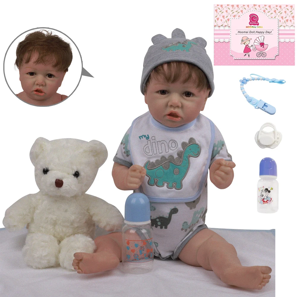 23 ''Кукла реборн для мальчиков как живая кукла в Бразилии детская игрушка
