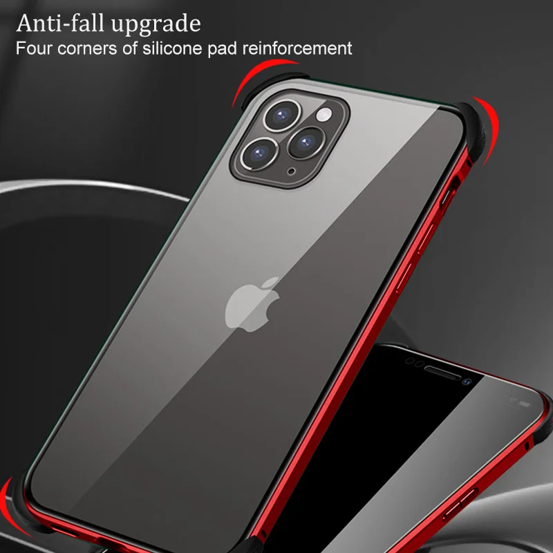 Магнитный защитный чехол Shellbox для iPhone 11 Pro Max 7 8 ударопрочный с защитой от шпионов