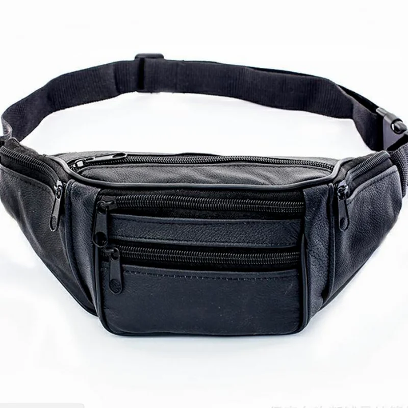 Новинка 2021 популярная Стильная мужская кожаная повседневная поясная сумка