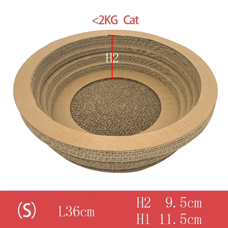 Y-S Тип чаши кошка Catnip скребок для ногтей подстилка-кровать игрушка кошки скребок гофрированная бумага котенок Коврик Отдых товары для домашних животных - Цвет: Y-S