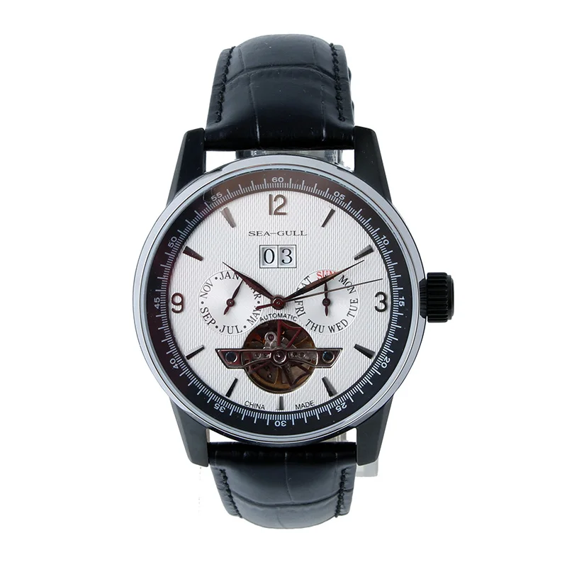 Чайка с календарем и датой маховик луковой короной автоматические мужские часы