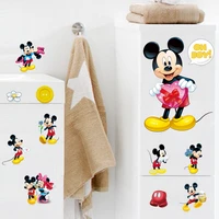 original disney mickey minnie child bedroom decoration wall stickers waterproof removable kindergarten cute wall stickers