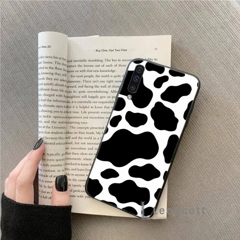 

Cow cute fashion Phone Case For Samsung A40 A50 A71 A8 A10 S7 S8 S10 S20 Fe note 10 plus