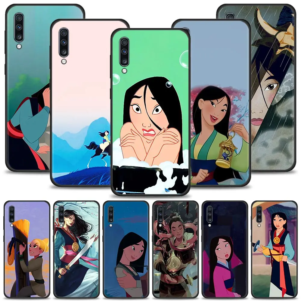 

Mulan princess Fundas Case for Samsung Galaxy A30S A40 A50S A60 A70S A80 A90 5G Cover High Quality Soft-Touch Back Protective