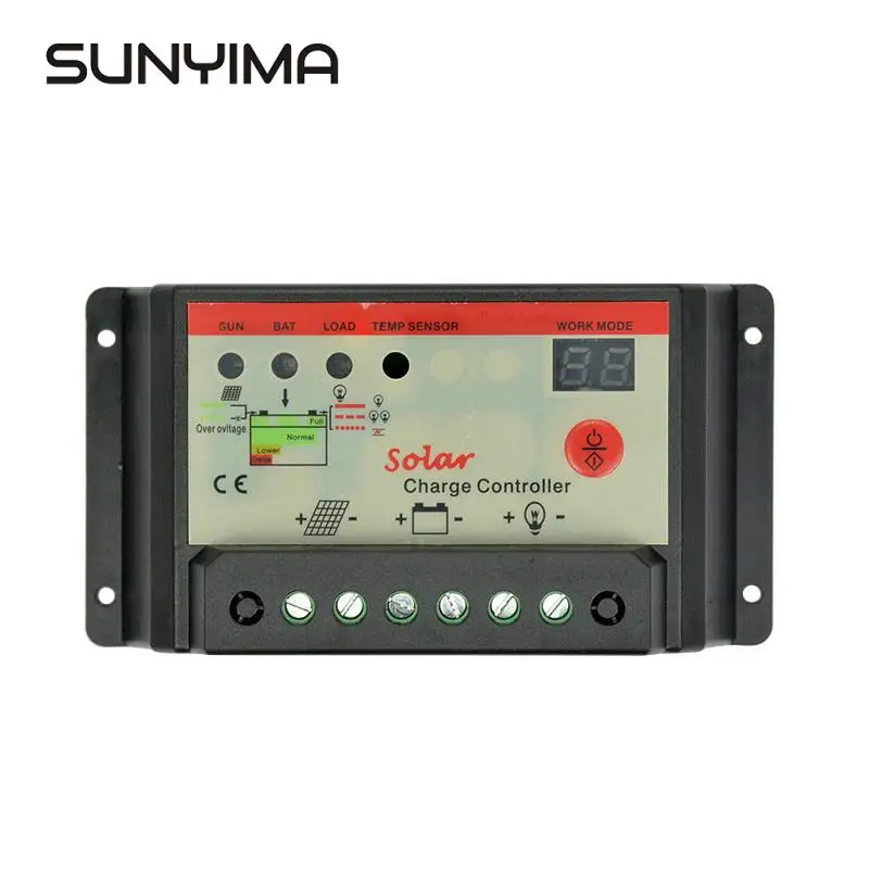 SUNYIMA 12V 24V 30A Солнечный контроллер Panneau Solaire солнечное переключение регулятора для