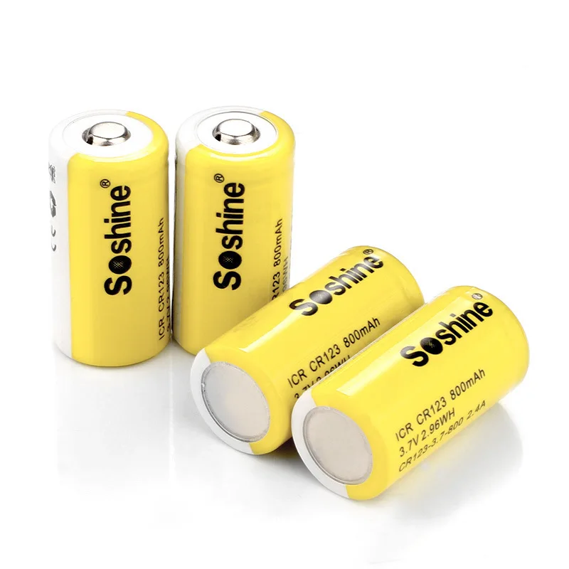 Литий-ионный аккумулятор Soshine ICR CR123 800 мА · ч 3 7 в а |