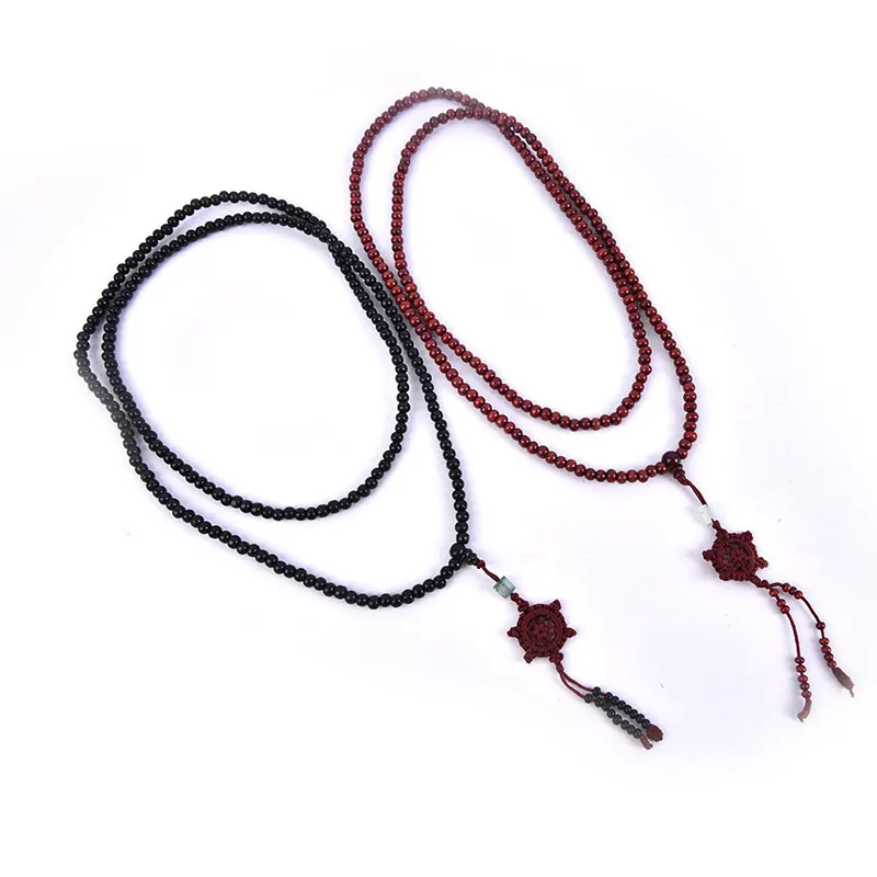 

Multilayer Wood Beads Bracelet Mala Female Charm Bracelet Yoga Wooden For Women Men Jewelry