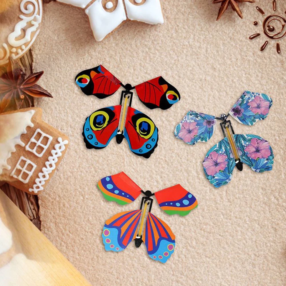 5 шт. Волшебная бабочка Летающая карта игрушка с пустыми руками Свадебные