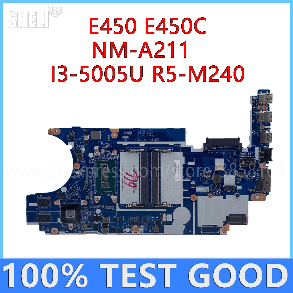 

Материнская плата для ноутбука Lenovo ThinkPad E450 с фотографическим процессором I3-5005U 00UP293