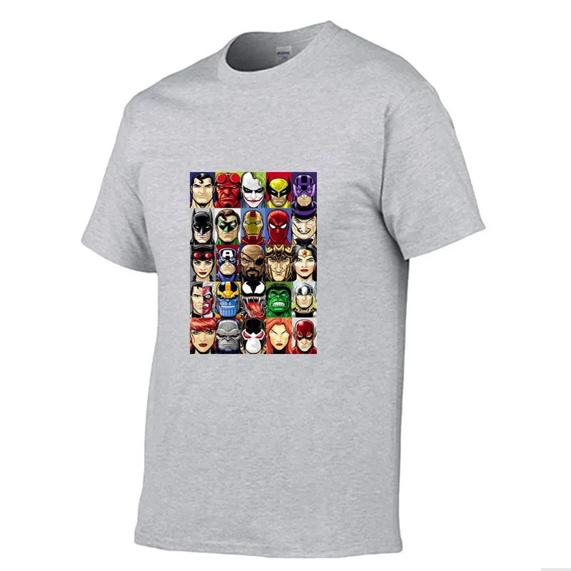 Мужская и женская футболка с короткими рукавами Повседневная хлопковая Футболка