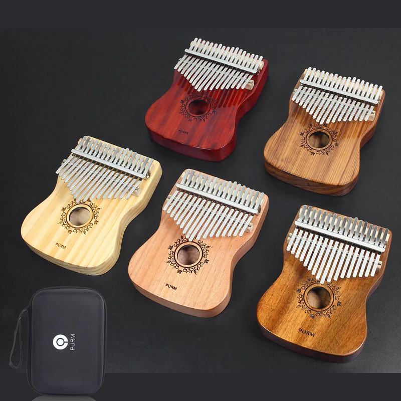 

Nice Sound Creative Beginner Finger Piano 17 Tones Kalimba Piano Musical Instrument Thumb Small Waist Purm Piano