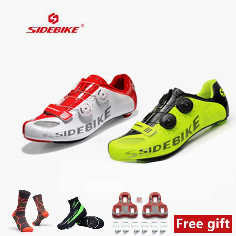 Sidebike carbon road cycling shoes ultralight self-locking bicycle breathable professional sneakers men bike racing | Спорт и