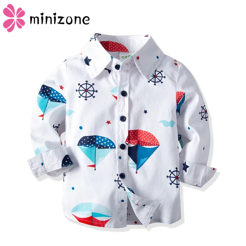 Рубашка для маленьких мальчиков новогодние повседневные хлопковые рубашки с