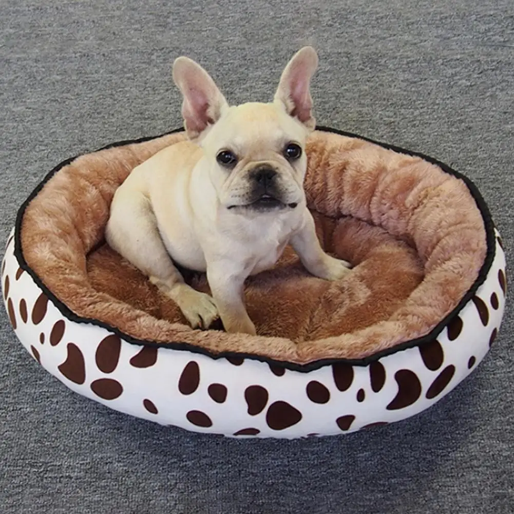

Lovely Soft Plush Sleeping Cat Bed House For Small Medium Big Dogs Cats Pet Dog Cat Bed Mat Winter Warm Puppy Nest Cushion