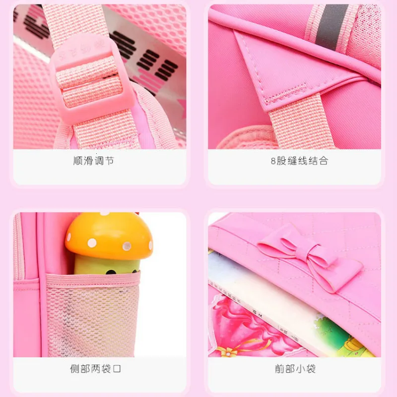 2023 waterproof Children School Bags Girls Backpack Kids Cartoon princess school backpack set Mochila Infantil Primary schoolbag