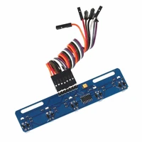 5 channel infrared reflective sensor tcrt5000 kit 5 wayroad ir photoelectric switch barrier line track module for arduino