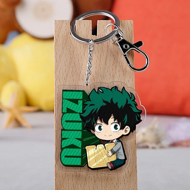 

Japan Anime My Hero Academia Deku Todoroki Shouto Anime Peripheral Keychain