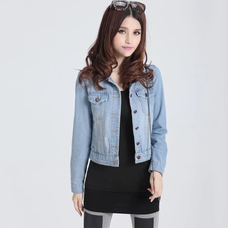 Женская куртка Новинка весна осень модные Свободные корейские Топы с длинным