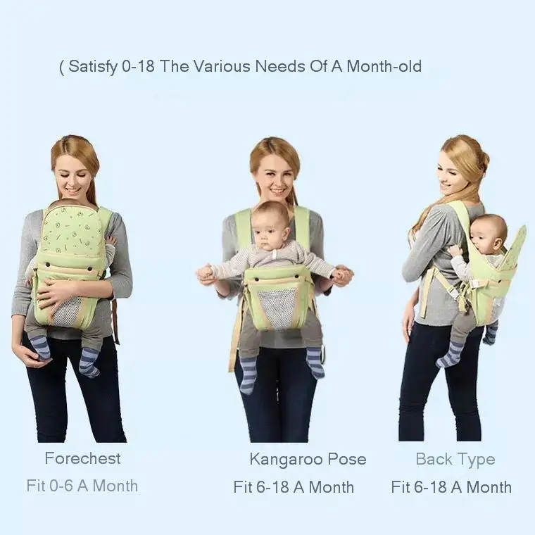 

Portable Kangaroo Baby Carrier Backpack 3-30 Months Solid Kangaroo Bag For Children Newborn Baby Sling Portabebe Ergonomico Wrap