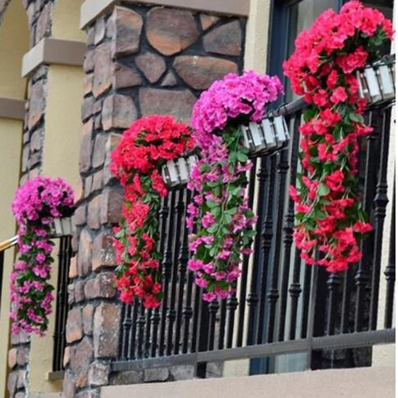 Искусственный цветок фиолетового цвета украшение для вечерние имитация Дня