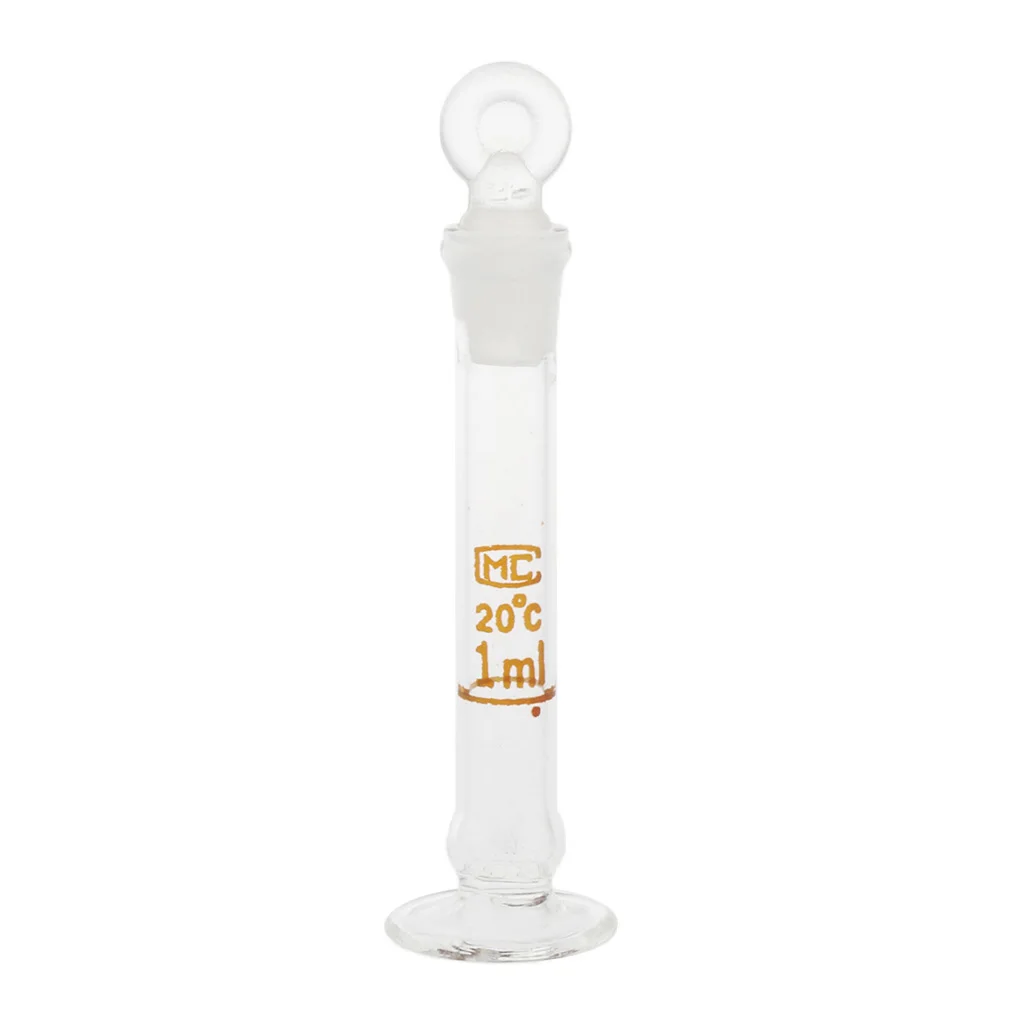 

Micro Volumetric Flask With Base And Ground Stopper 1-10 ML microchemical work in labs
