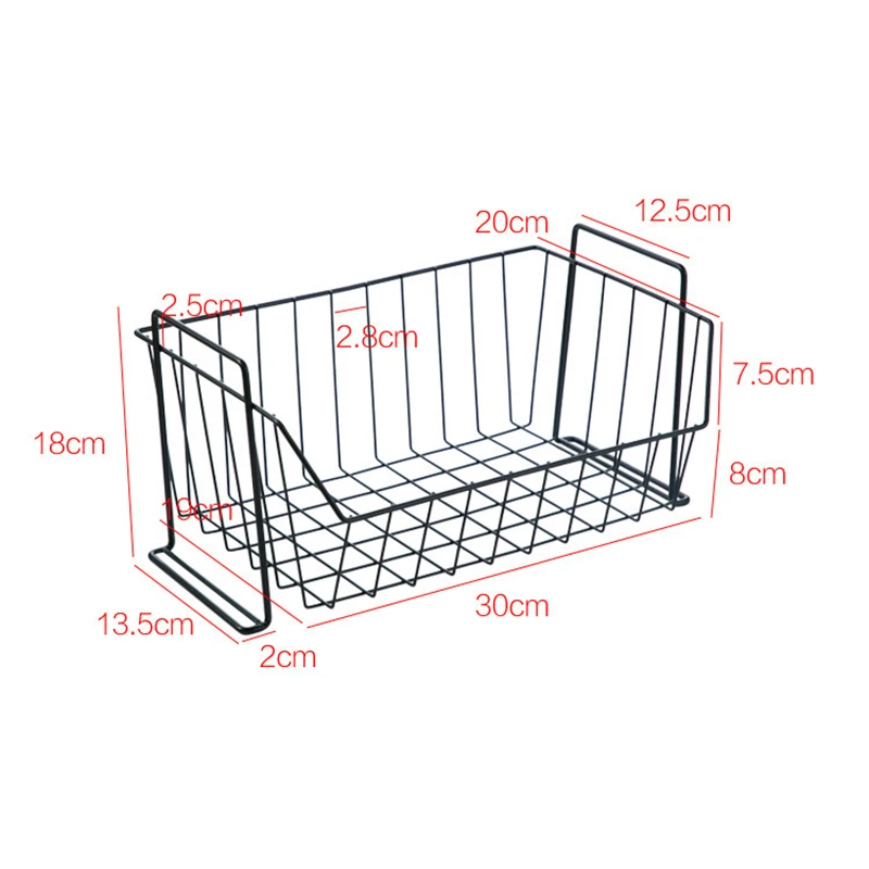 

Wrought Iron Storage Basket Simple Kitchen Snack Storage Basket Desktop Toy Basket Wardrobe Clothing Storage Basket Prom