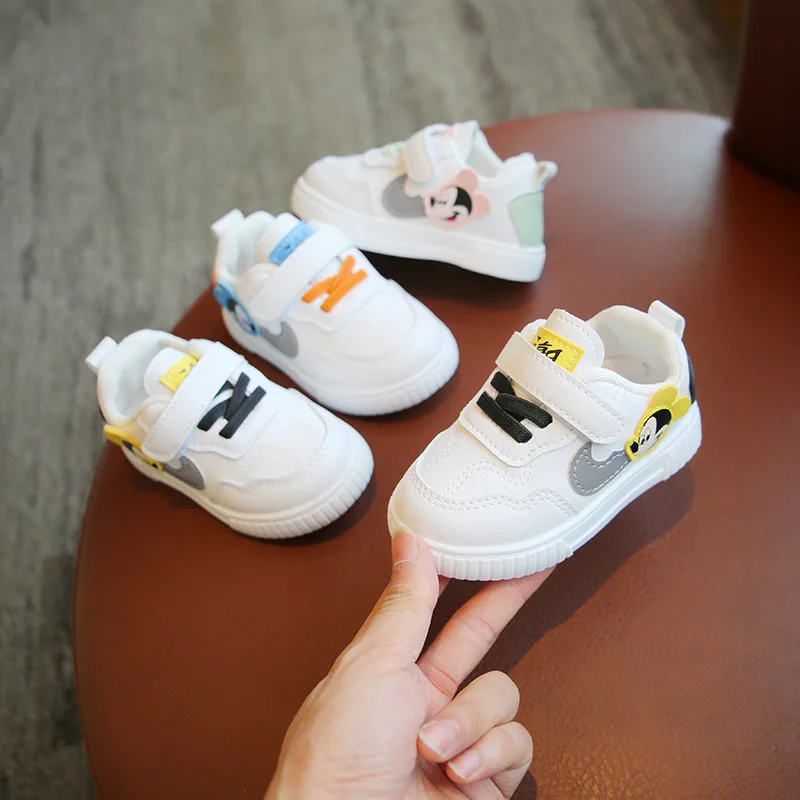 

Классическая модная обувь для мальчиков и девочек, Симпатичные всесезонные теннисные кроссовки для малышей, для отдыха, для начинающих ход...