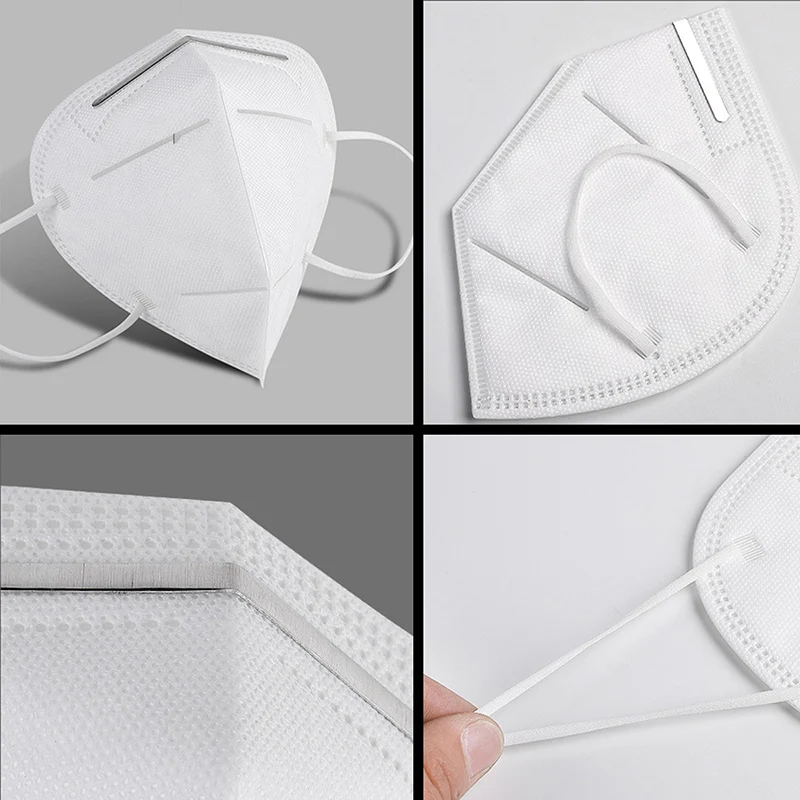 

800Pcs Face Mask Anti Dust Bacterial Mask 5-Layer Dustproof Protective 95% Filtration Mouth Muffle Cover
