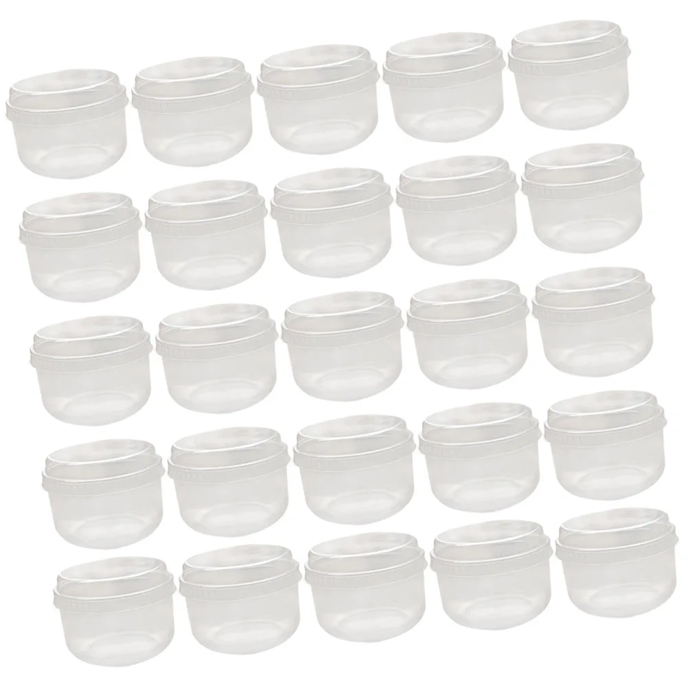 50 наборов прозрачные контейнеры для десертов многоразовые чашки пудинга выпечки